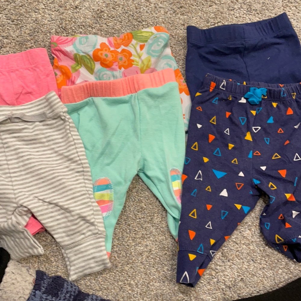 0-3 month pants bundle of 6